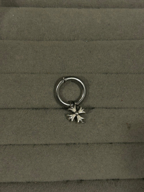 Chrome deepstar non-pierced earring