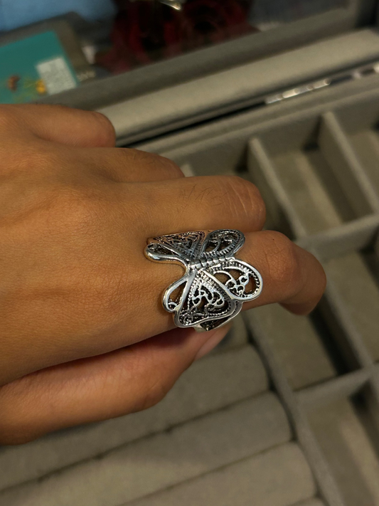 Bloom Moth Ring